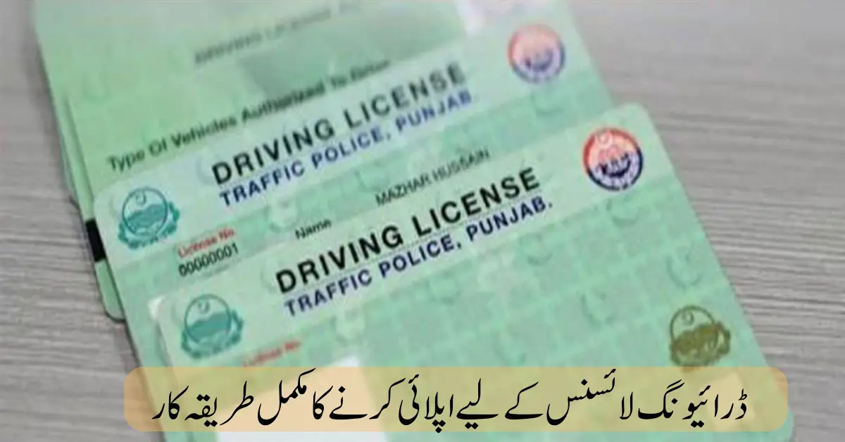 Complete Guide to Driving License Procedure in Punjab Fees, Duration, and Requirements