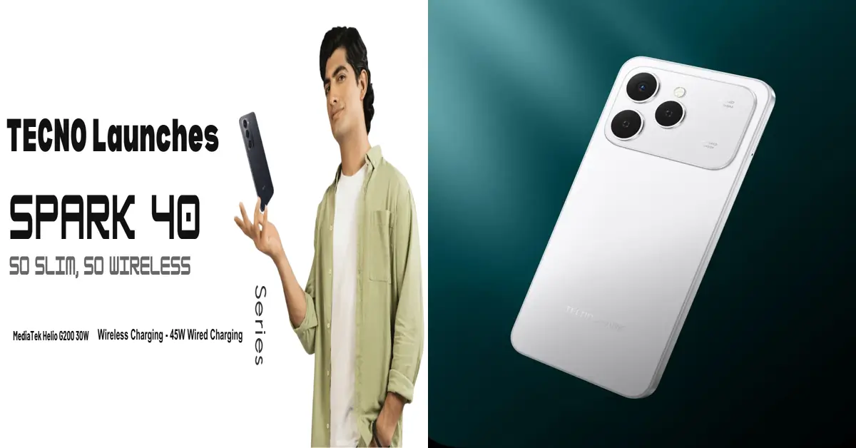 Smart AI Meets Power TECNO Spark 40 Launches in Pakistan
