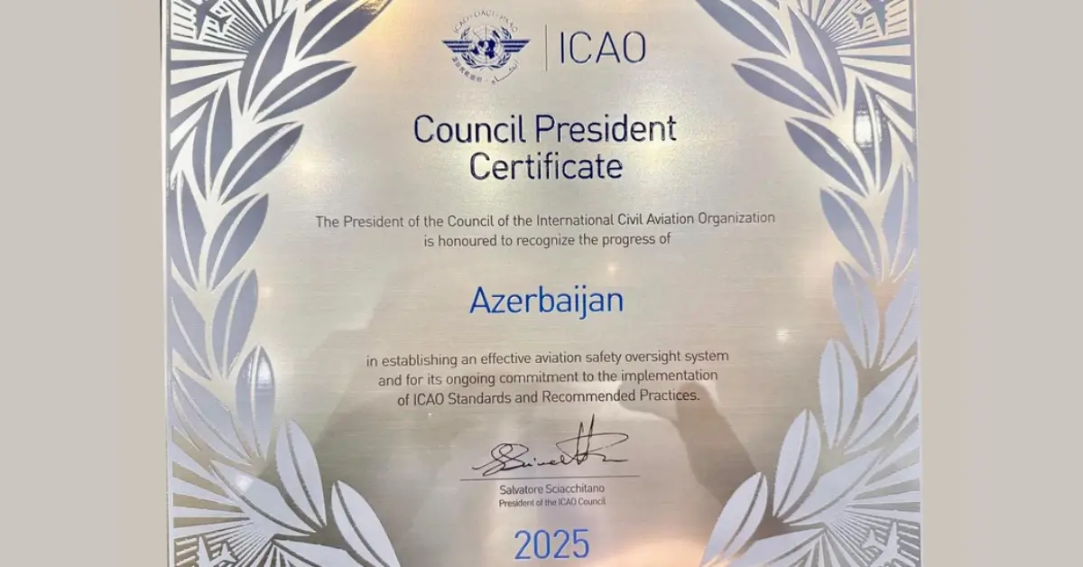 ICAO Honors Pakistan's Aviation Sector with Prestigious Council President Certificate