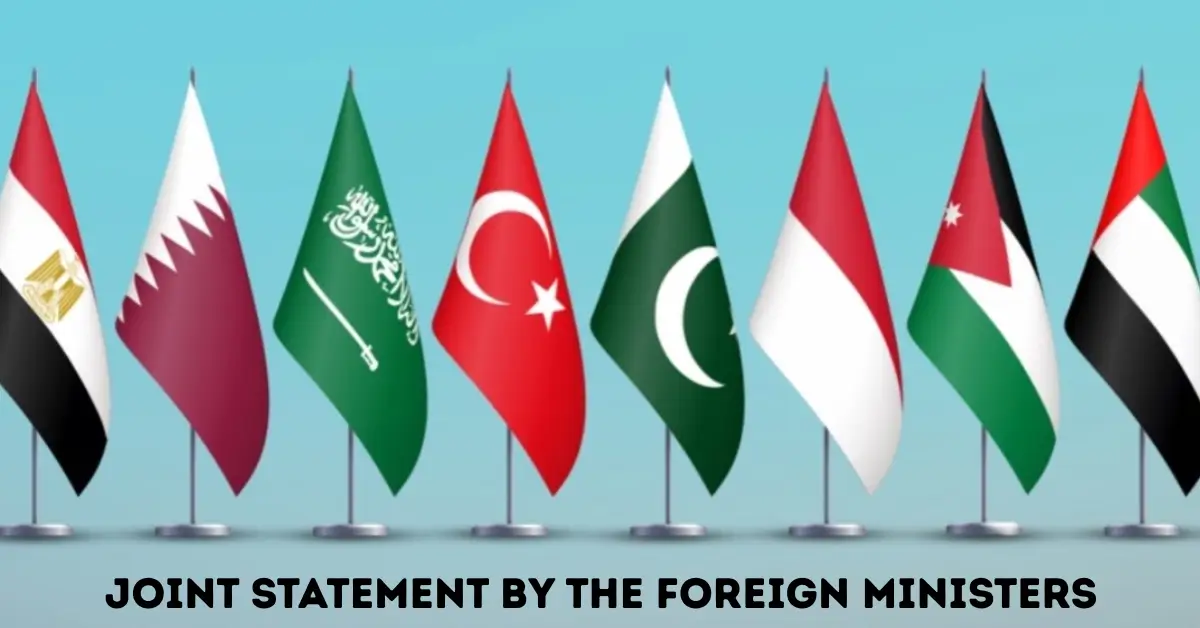 Middle Eastern Foreign Ministers Call for Ceasefire and a Comprehensive Peace Agreement in Gaza
