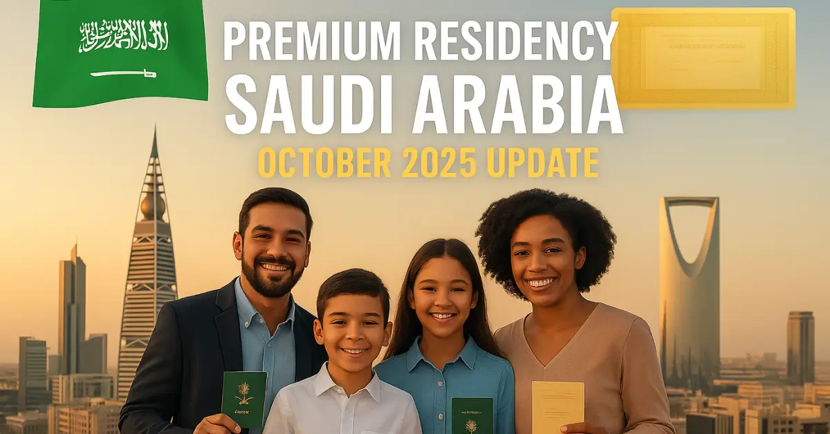 No kafeel Required Updated Premium Residency in Saudi Arabia 2025 – Latest Revisions, Fees, and Key Advantages