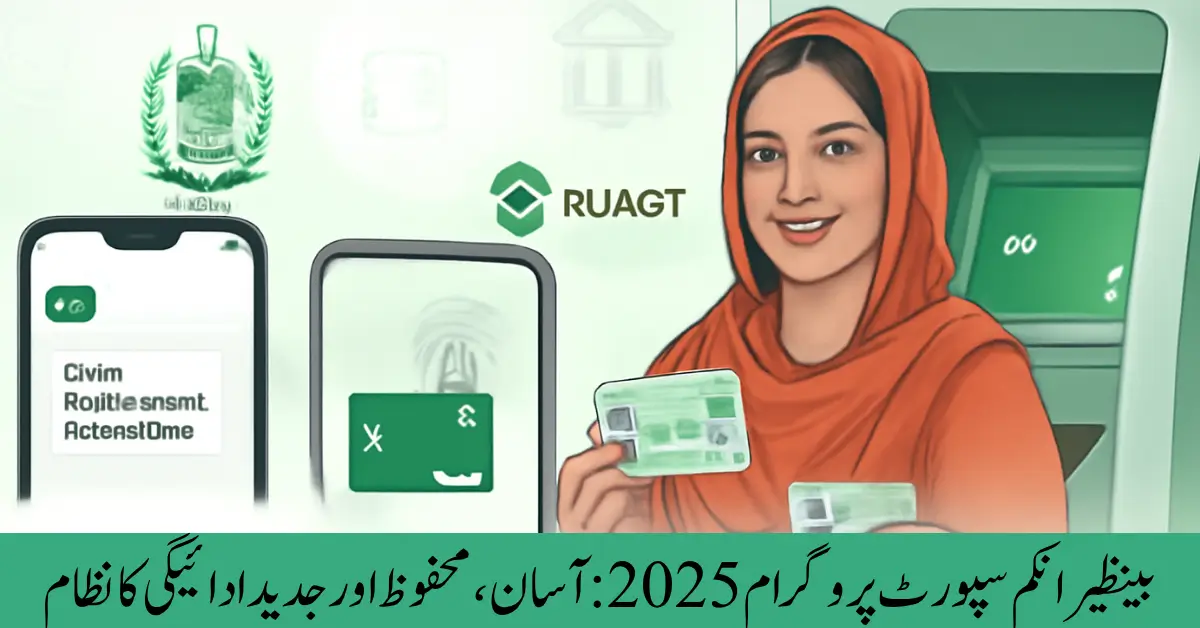 Pakistan’s BISP 8171 Program Goes Digital SBP Introduces Secure Sahulat Account Mechanism